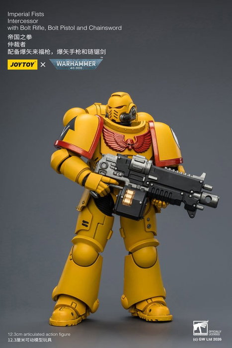 Joy Toy (CN) Warhammer 40,000 Figurine Imperial Fists Intercessor 12 cm Joy Toy (CN) Warhammer 40,000 Figurine Imperial Fists Intercessor 12 cm