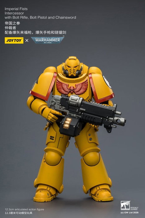 Joy Toy (CN) Warhammer 40,000 Figurine Imperial Fists Intercessor 12 cm Joy Toy (CN) Warhammer 40,000 Figurine Imperial Fists Intercessor 12 cm