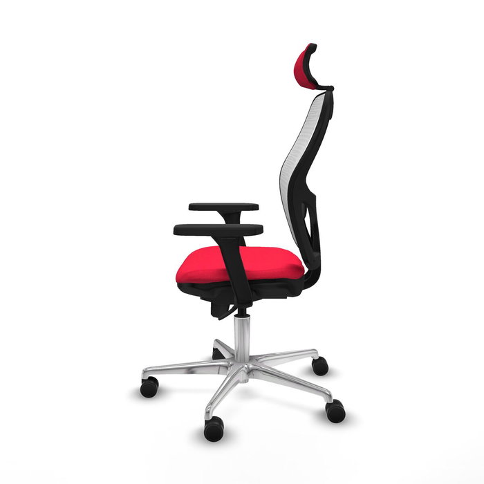 Piqueras y Crespo Chaise de Bureau Jorquera Rouge avec Appui-tête