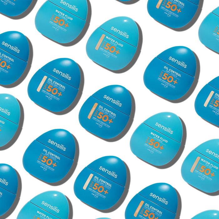 Sensilis Crème Solaire Teintée Invisible Waterfluid SPF50+ - Protection UVA/UVB - Fluide Léger - Hydratation - 40 ml