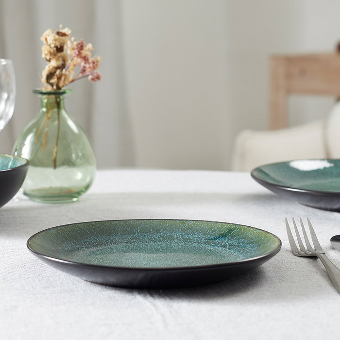 Home Deco Factory Plat à dessert Elia 19,5 cm en grès