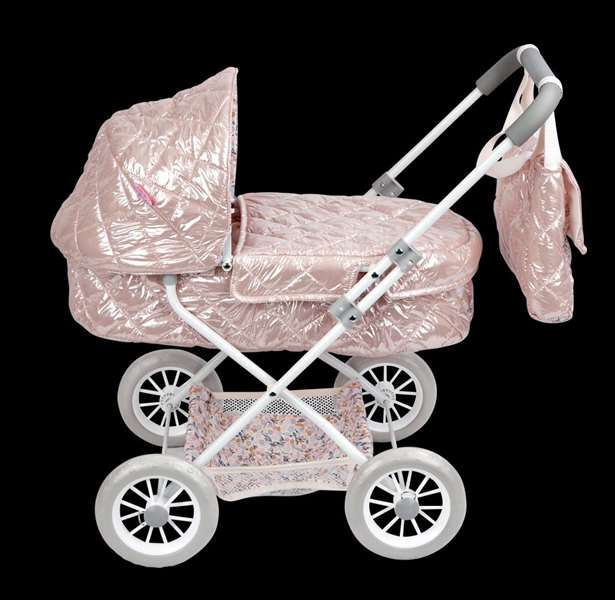 Muñecas Arias - Poussette Fantasy avec capote et sac de transport - 37x56x56 cm, Hauteur guidon : 55 cm, Pour enfant à partir de 3 ans