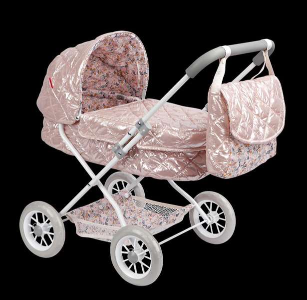Muñecas Arias - Poussette Fantasy avec capote et sac de transport - 37x56x56 cm, Hauteur guidon : 55 cm, Pour enfant à partir de 3 ans