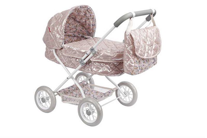 Muñecas Arias - Poussette Fantasy avec capote et sac de transport - 37x56x56 cm, Hauteur guidon : 55 cm, Pour enfant à partir de 3 ans