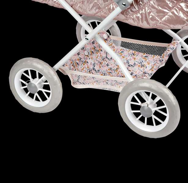 Muñecas Arias - Poussette Fantasy avec capote et sac de transport - 37x56x56 cm, Hauteur guidon : 55 cm, Pour enfant à partir de 3 ans