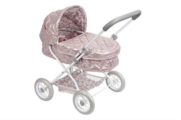 Muñecas Arias - Poussette Fantasy avec capote et sac de transport - 37x56x56 cm, Hauteur guidon : 55 cm, Pour enfant à partir de 3 ans