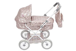 Muñecas Arias - Poussette Fantasy avec capote et sac de transport - 37x56x56 cm, Hauteur guidon : 55 cm, Pour enfant à partir de 3 ans