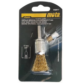 Mota Brosse métallique avec tige 17 mm
