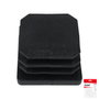 MAURER Embout carré intérieur noir 35x35 mm - Blister de 4 pièces