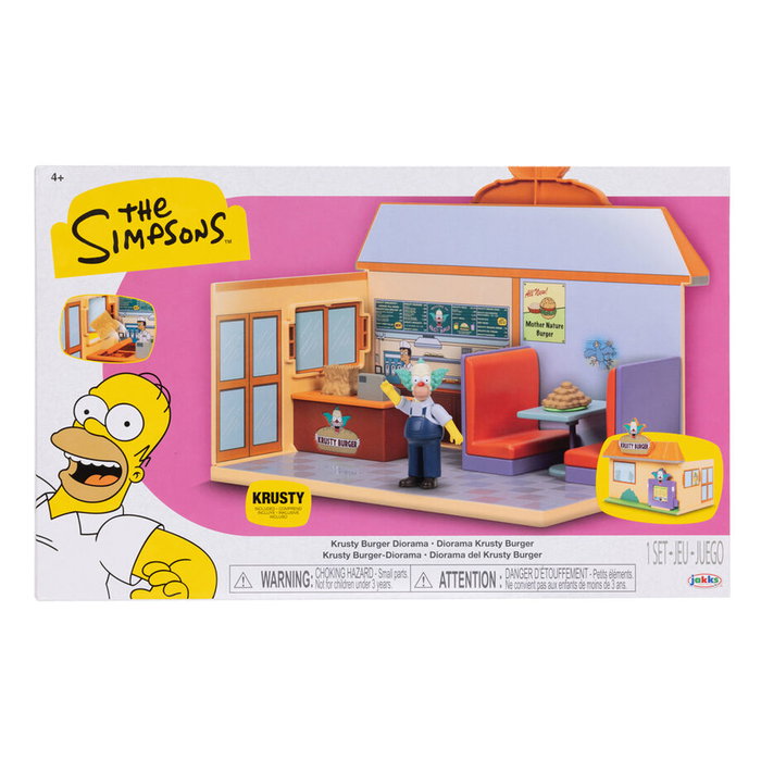 JAKKS PACIFIC - Playset Burger Krusty Les Simpsons, jeu pour enfants +4 ans JAKKS PACIFIC - Playset Burger Krusty Les Simpsons, jeu pour enfants +4 ans