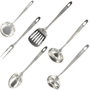 Fackelmann Ensemble d'ustensiles de cuisine Oxford, 6 pièces, Inox