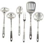 Fackelmann Ensemble d'ustensiles de cuisine Oxford, 6 pièces, Inox
