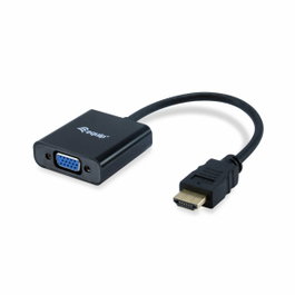 Equip Adaptateur HDMI mâle vers VGA femelle avec audio jack 3,5 mm