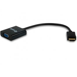 Equip Adaptateur HDMI vers VGA avec audio - Noir