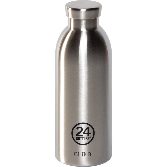 24Bottles Clima Bottle Brushed Steel 500 ml 24Bottles Clima Bottle Brushed Steel 500 ml