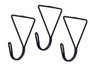 GIFTDECOR Set de 3 cintres triangle noir