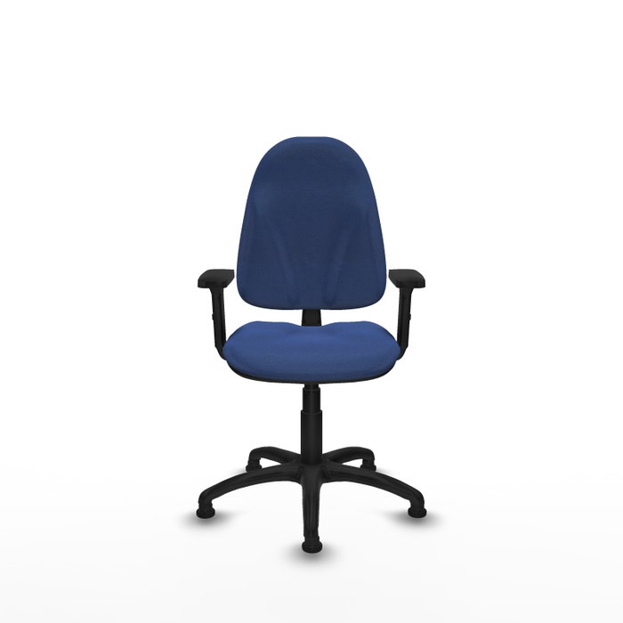 PIQUERAS Y CRESPO Chaise de bureau Algarra, tissu bleu marine, mécanisme Contact permanent PIQUERAS Y CRESPO Chaise de bureau Algarra, tissu bleu marine, mécanisme Contact permanent