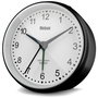 Mebus 25806 Réveil Quartz Analogique Noir