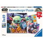 Ravensburger Puzzle The Mandalorian: Baby Yoda 3 x 49 pièces pour enfants dès 5 ans