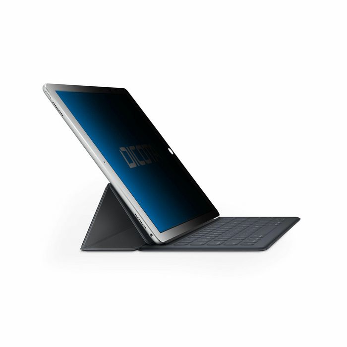 Dicota Secret 4-Way - Film de protection confidentialité pour iPad Pro - Anti-regard tous côtés - Protection contre les rayures - Fonction tactile préservée