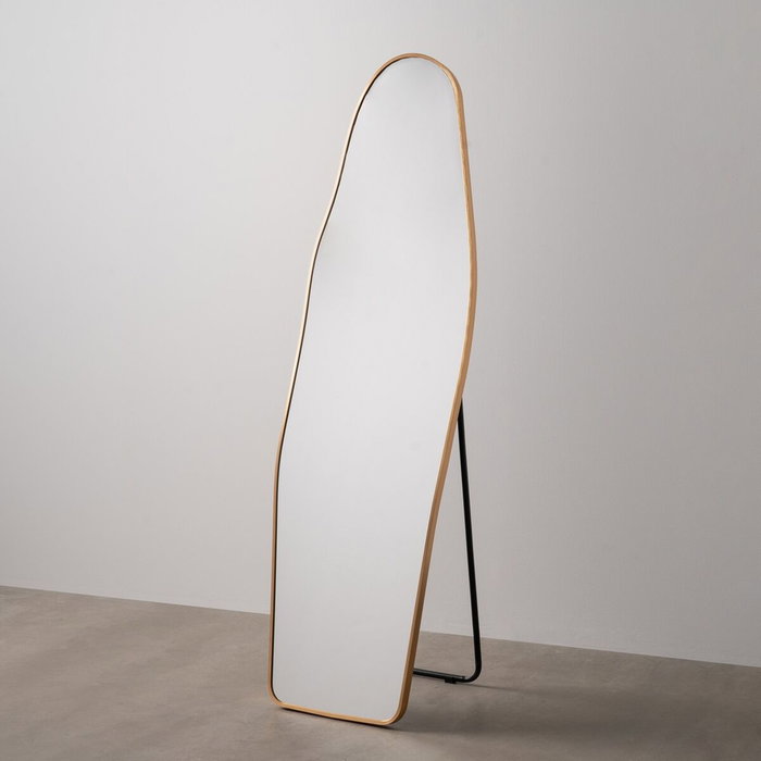 BigBuy Home Miroir mural Doré 50 X 6 X 160 CM BigBuy Home Miroir mural Doré 50 X 6 X 160 CM