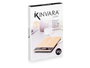 Kinvara Balance Digitale en Bambou et Plastique Naturel et Noir 5 kg 15 x 21,6 x 2 cm Pile CR2032 Incluse (Set de 6)