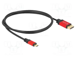 DELOCK Câble USB-C vers DisplayPort 1.4, 1m, Noir