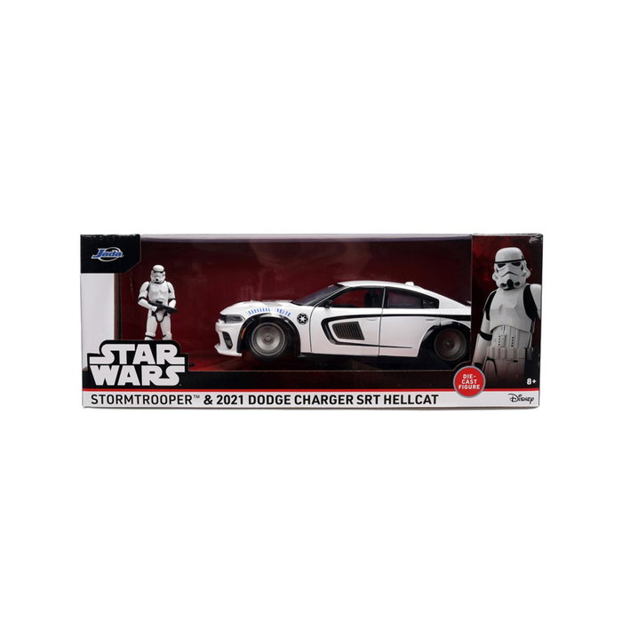 Jada Star Wars Stormtrooper Dodge Charger SRT Hellcat 1:24 Jada Star Wars Stormtrooper Dodge Charger SRT Hellcat 1:24
