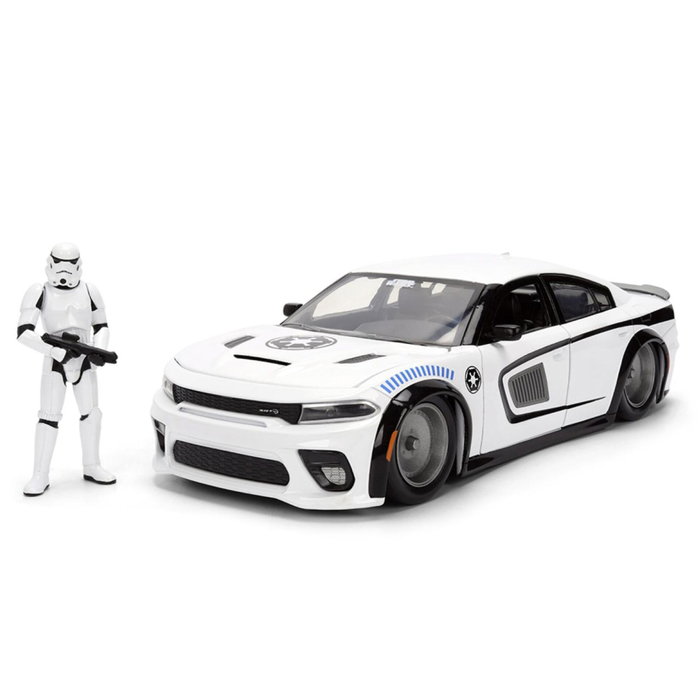 Jada Star Wars Stormtrooper Dodge Charger SRT Hellcat 1:24 Jada Star Wars Stormtrooper Dodge Charger SRT Hellcat 1:24
