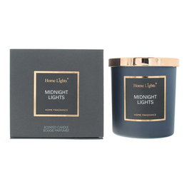 Home Lights Midnight Lights - Bougie parfumée pour intérieur, 215 g