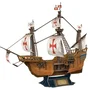 Explora Puzzle 3D Bateau Santa Maria 204 Pièces, Maquette à Construire Jeu Éducatif sans Colle, Dimensions 58 cm, Idéal Enfant à Partir de 8 Ans
