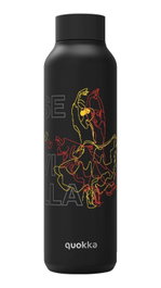 QUOKKA Bouteille isotherme Sevilla Love Custom 630ml Jet Black
