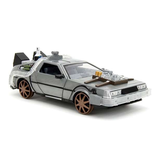 DeLorean Regreso al Futuro III 1885 Voiture Miniature Échelle 1:24 Collection - Smoby