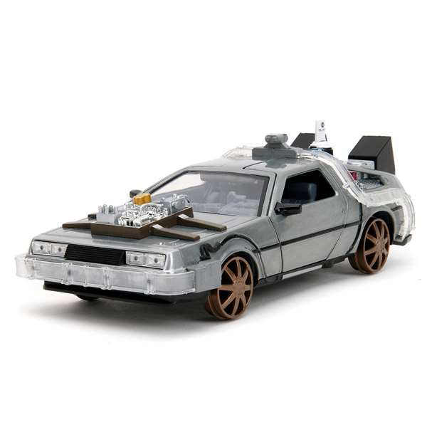 DeLorean Regreso al Futuro III 1885 Voiture Miniature Échelle 1:24 Collection - Smoby