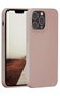dbramante1928 Monaco - Coque silicone protectrice avec MagSafe pour iPhone 14 Pro Max - Compatible charge sans fil, protection renforcée et finition douce - Rose sable