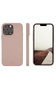 dbramante1928 Monaco - Coque silicone protectrice avec MagSafe pour iPhone 14 Pro Max - Compatible charge sans fil, protection renforcée et finition douce - Rose sable