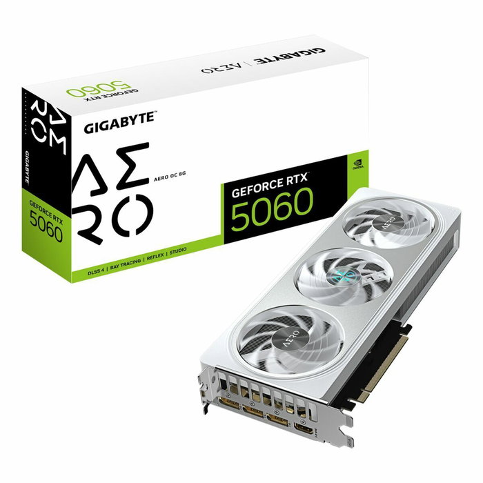 Gigabyte GeForce RTX 5060 AERO OC 8GB GDDR7 Gigabyte GeForce RTX 5060 AERO OC 8GB GDDR7