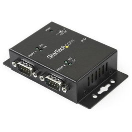 Startechcom Hub industriel 2 ports série RS-232 vers USB