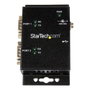 StarTech.com Hub Industriel 2 Ports RS-232 vers USB - Adaptateur Série FTDI - Montage Rail DIN/Piédestal - USB 2.0