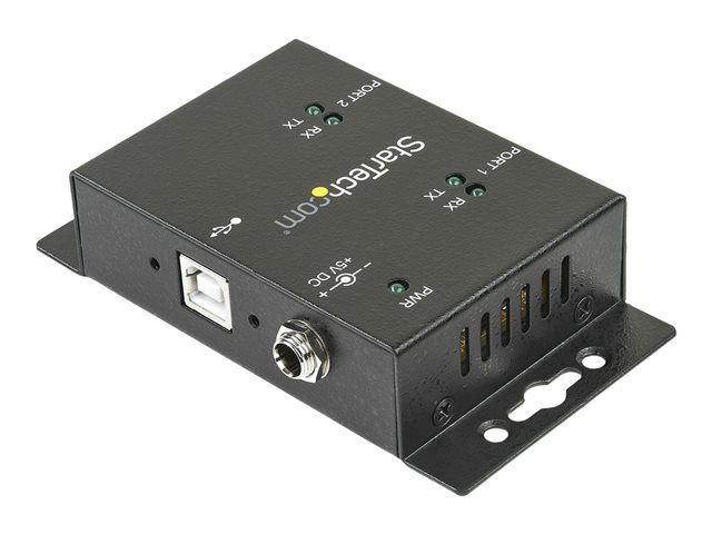 StarTech.com Hub Industriel 2 Ports RS-232 vers USB - Adaptateur Série FTDI - Montage Rail DIN/Piédestal - USB 2.0 StarTech.com Hub Industriel 2 Ports RS-232 vers USB - Adaptateur Série FTDI - Montage Rail DIN/Piédestal - USB 2.0