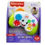 Fisher-Price Manette de jeu et d'apprentissage Rires et Éveil HXB63 - Jouet d'imitation avec sons et lumières pour bébés