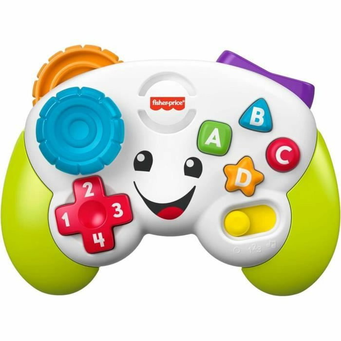 Fisher-Price Manette de jeu et d'apprentissage Rires et Éveil HXB63