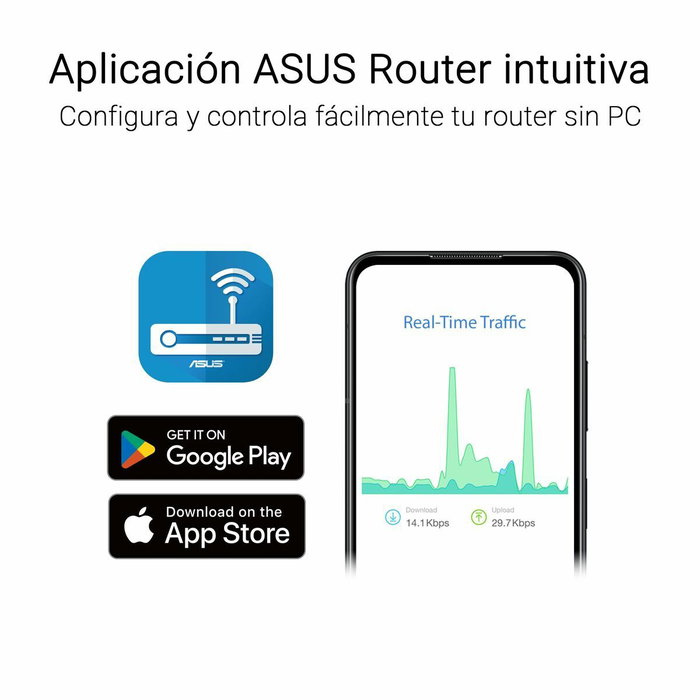 Router Asus 90IG08T0-MO3H10 Noir RJ45 Ethernet LAN Wi-Fi