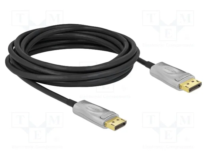 DELOCK Câble DisplayPort 1.4 AOC 8K, 5m, noir DELOCK Câble DisplayPort 1.4 AOC 8K, 5m, noir