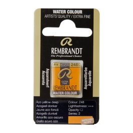 Rembrandt Aquarelle en pastille Jaune azo foncé 248