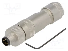 LAPP Connecteur M8 mâle 4 broches droit blindé
