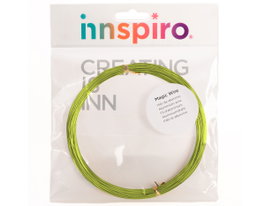 Innspiro Fil en aluminium Magic Wire vert pomme 1,0 mm 10 m