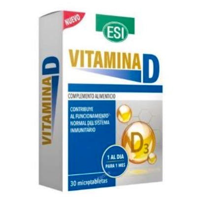 TREPATDIET-ESI Vitamine D3 2000 UI - 30 microtablettes TREPATDIET-ESI Vitamine D3 2000 UI - 30 microtablettes