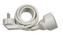 Simon Prolongateur blanc avec 1 prise, câble 2m 3G1,5mm²