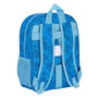 SAFTA Mochila Stitch Disney 34 cm adaptable aux chariots, avec poche latérale pour bouteille, bretelles ergonomiques et poche frontale grand format